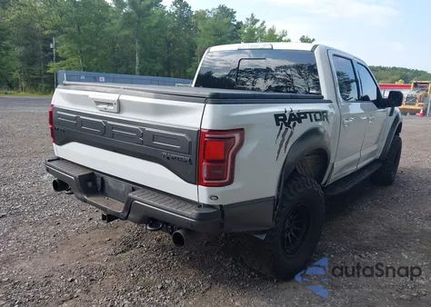 2017 Ford F150 Raptor из США, поврежденный, VIN 1FTFW1RG1HFA39297